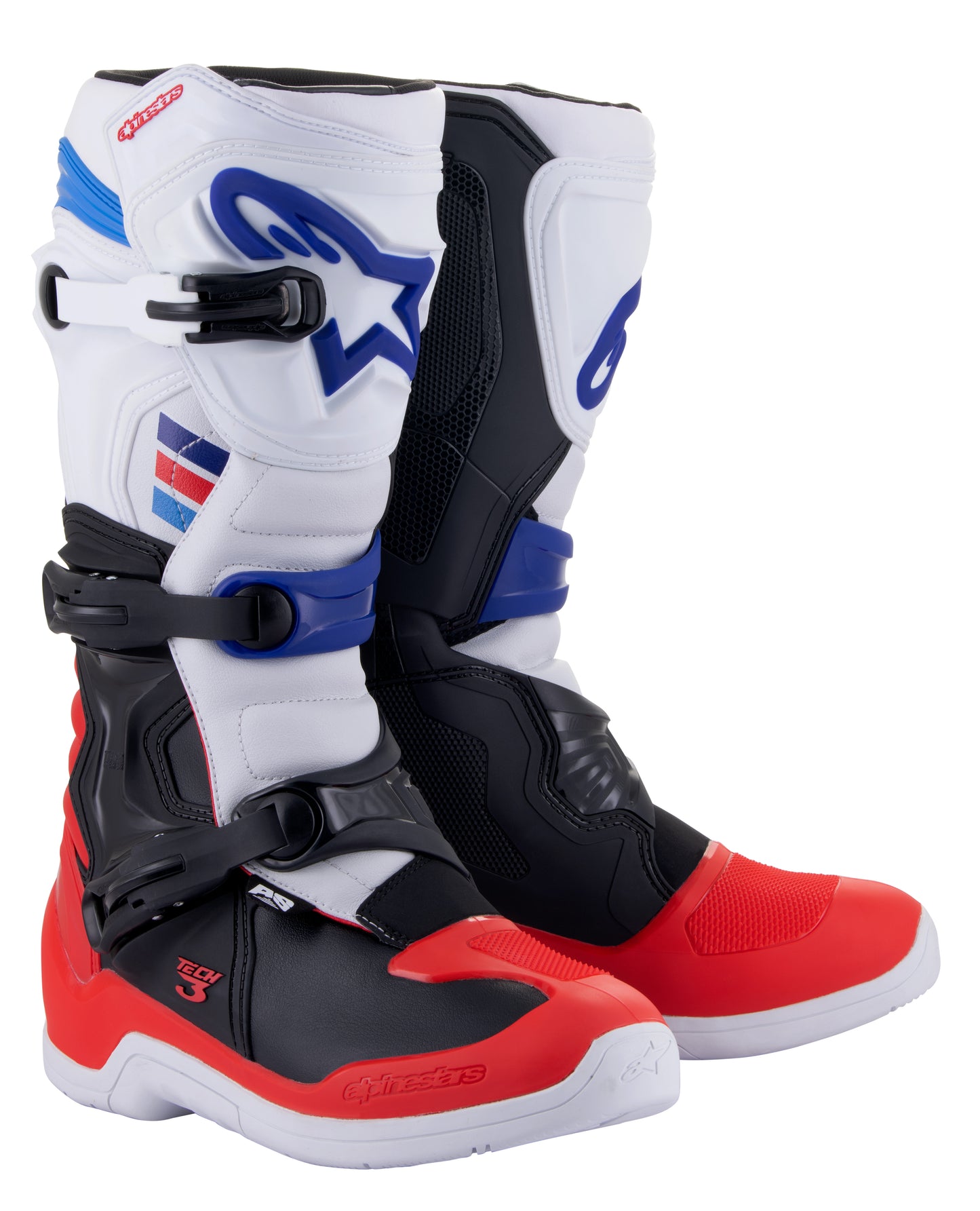 Tech 3 Boots White/Red/Blue Sz 15