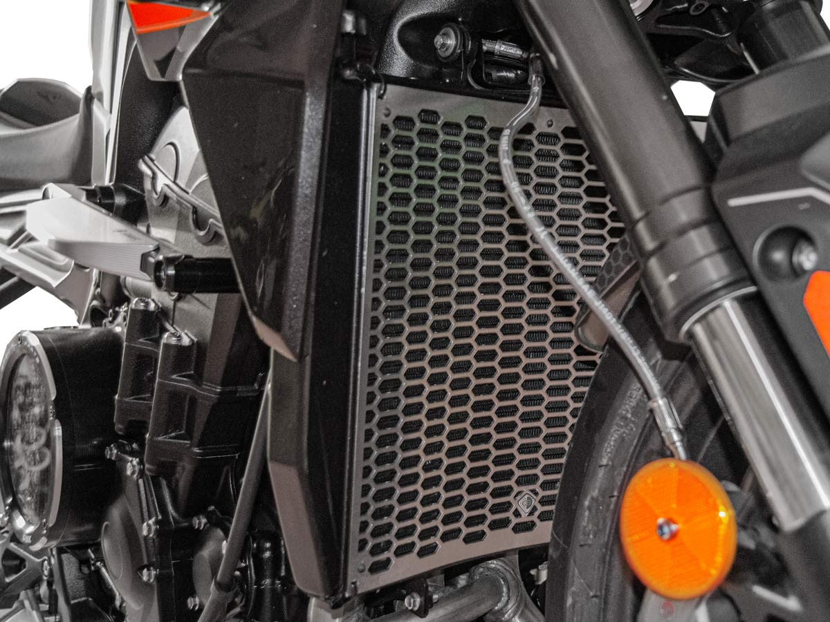 DBK Special Parts (Ducabike) Aluminum Radiator Guard for the Triumph Street Triple 765 (2023+)