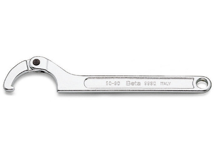 Beta Tools Model 99  Sq50-80mm-Hook Wrenches with Square Noses