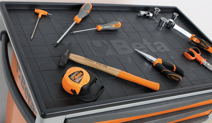 Beta Tools Model C24S  6/O-Mobile Roller Cab 6 Drawers Orange