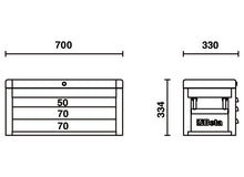 Beta Tools Model C22S  O-Portable Tool Chest Orange
