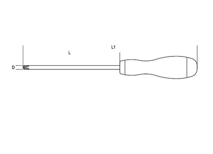 Beta Tools Model 1202  8X150mm-Screwdrivers for Cross Head Philips