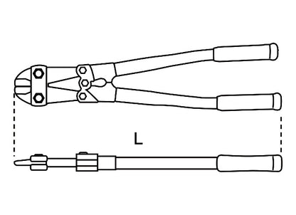 Beta Tools Model 1101  600mm-Bolt Cutter