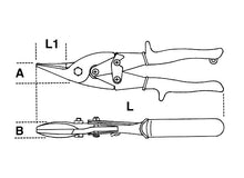 Beta Tools Model 1124  Left Cut Compound Leverage Shears
