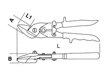 Beta Tools Model 1126  Compound Leverage Shears Straight-Left