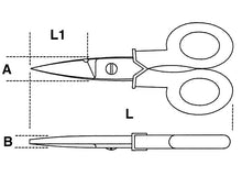 Beta Tools Model 1128  Bmx-Electrician's Scissors Straight