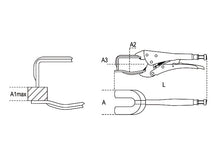 Beta Tools Model 1060  200mm-Pliers fork-Type Jaws