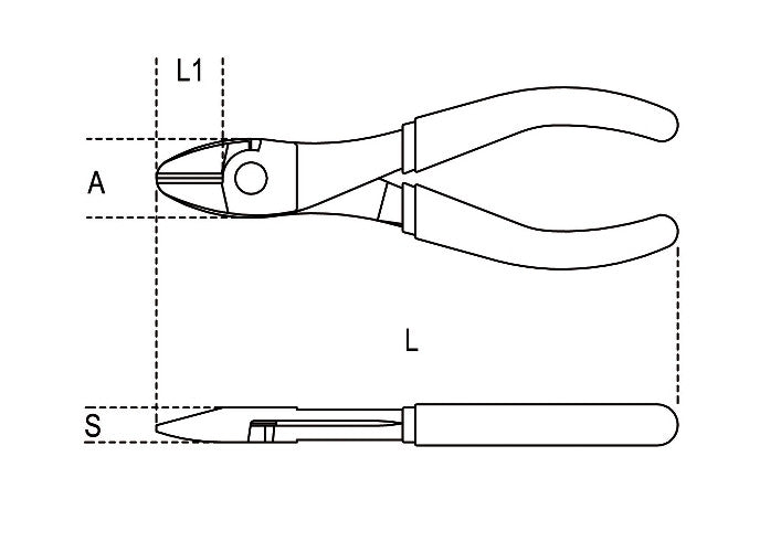Beta Tools Model 1084  200mm-Heavy Duty Diagonal Cutting Nippers