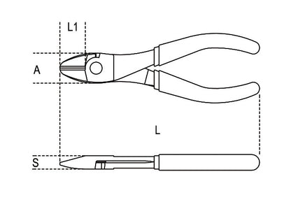Beta Tools Model 1084  Bm180mm-Heavy Duty Diagonal Cutting Nippers