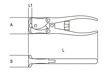 Beta Tools Model 1092  V200mm-Toggle Lever Cutting Nippers