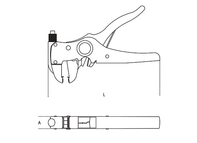 Beta Tools Model 1148  A-Wire Stripping Pliers Professional