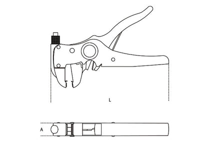 Beta Tools Model 1148  A-Wire Stripping Pliers Professional