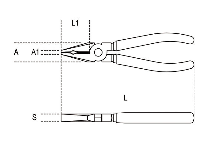 Beta Tools Model 1150  180mm-Combination Pliers Pvc