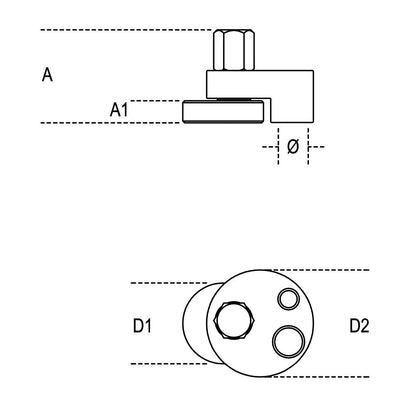 Beta Tools Model 1435  1-Eccentric Stud Extractor
