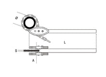 Beta Tools Model 386  A/6-Heavy Duty Reversible Chain Pipe Wrenches
