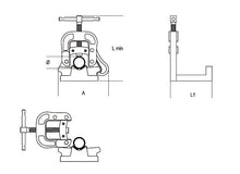 Beta Tools Model 399  10-60-Pivoting Clamp Vices