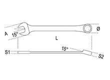 Beta Tools Model 42  27mm Combination Wrenches