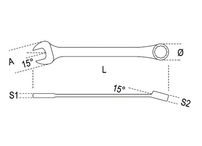 Beta Tools Model 42  As1-Combination Wrenches