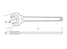 Beta Tools Model 53  75mm Single Open End Wrenches Din 894