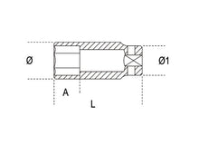 Beta Tools Model 720  15mm-Impact Sockets Long Series