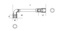 Beta Tools Model 932  19X19mm-Double Ended offset Socket Wrenches