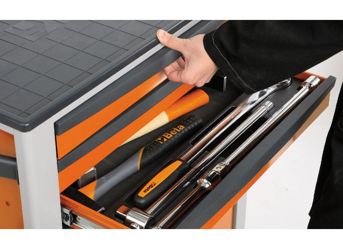Beta Tools Model C24Sa  7/O-Roller Cab 7 Drawers  Anti-Tilt
