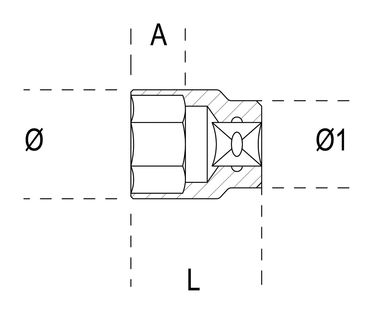 Beta Tools Model 910  A19mm-Hexagon Hand Sockets