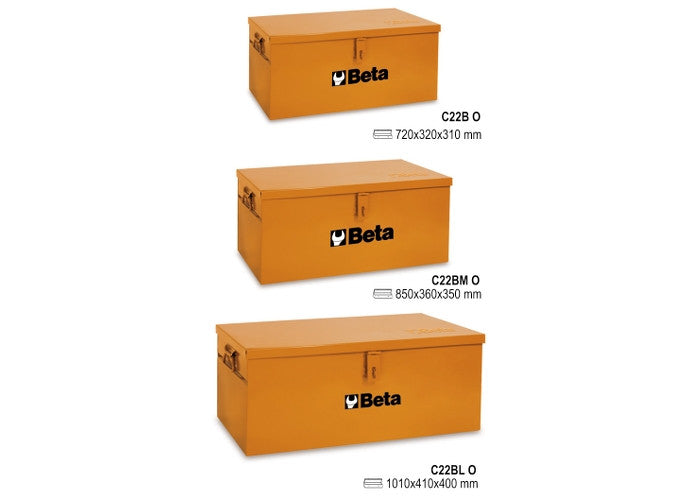 Beta Tools Model C22  Bl-O-Empty Long Tool Trunk Orange