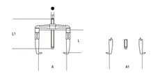 Beta Tools Model 1500  6-Universal Pullers  L200 Leg