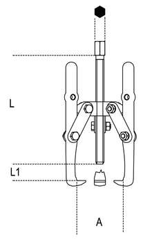 Beta Tools Model 1518  2-Three-Leg Pullers