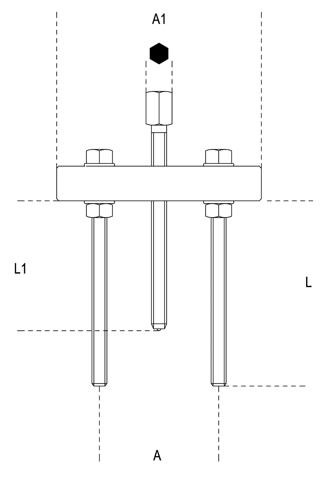 Beta Tools Model 1533  4-Pullers for Separators 1534