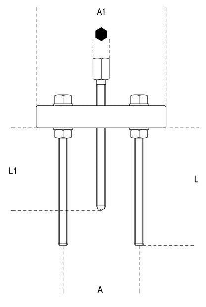 Beta Tools Model 1533  4-Pullers for Separators 1534