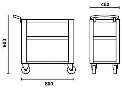 Beta Tools Model C51  G-Easy Trolley Grey