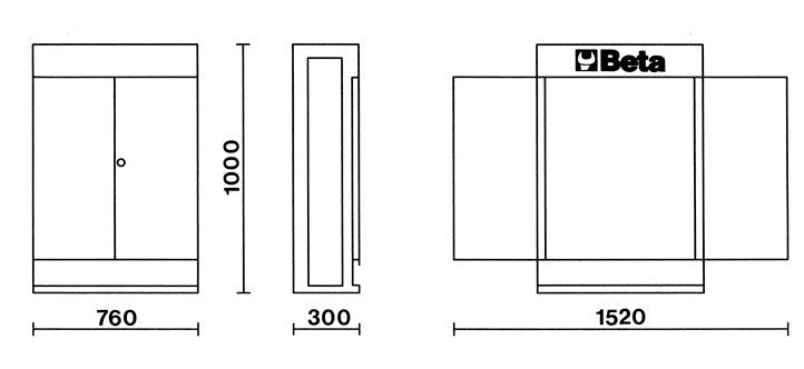 Beta Tools Model C53  Vi-Cargoevolution Tool Cabinets