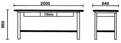 Beta Tools Model C56M  R-Workbench Red