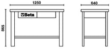 Beta Tools Model C58  Mr-Workbench Red