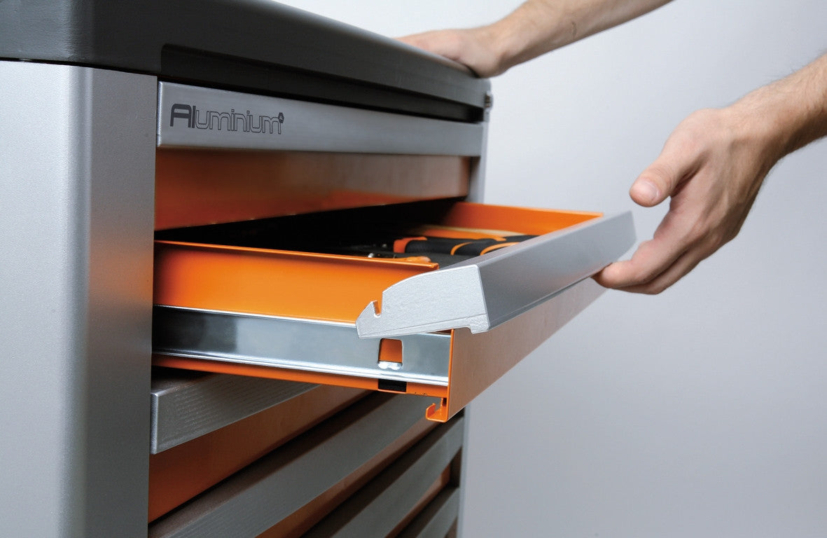 Beta Tools Model C39  O/8-Mobile Roller Cab 8 Drawers Orange