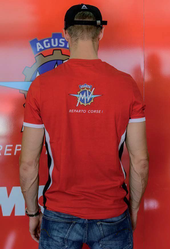 MV Agusta Reparto Corse Official Team Wear - T-Shirt - RED