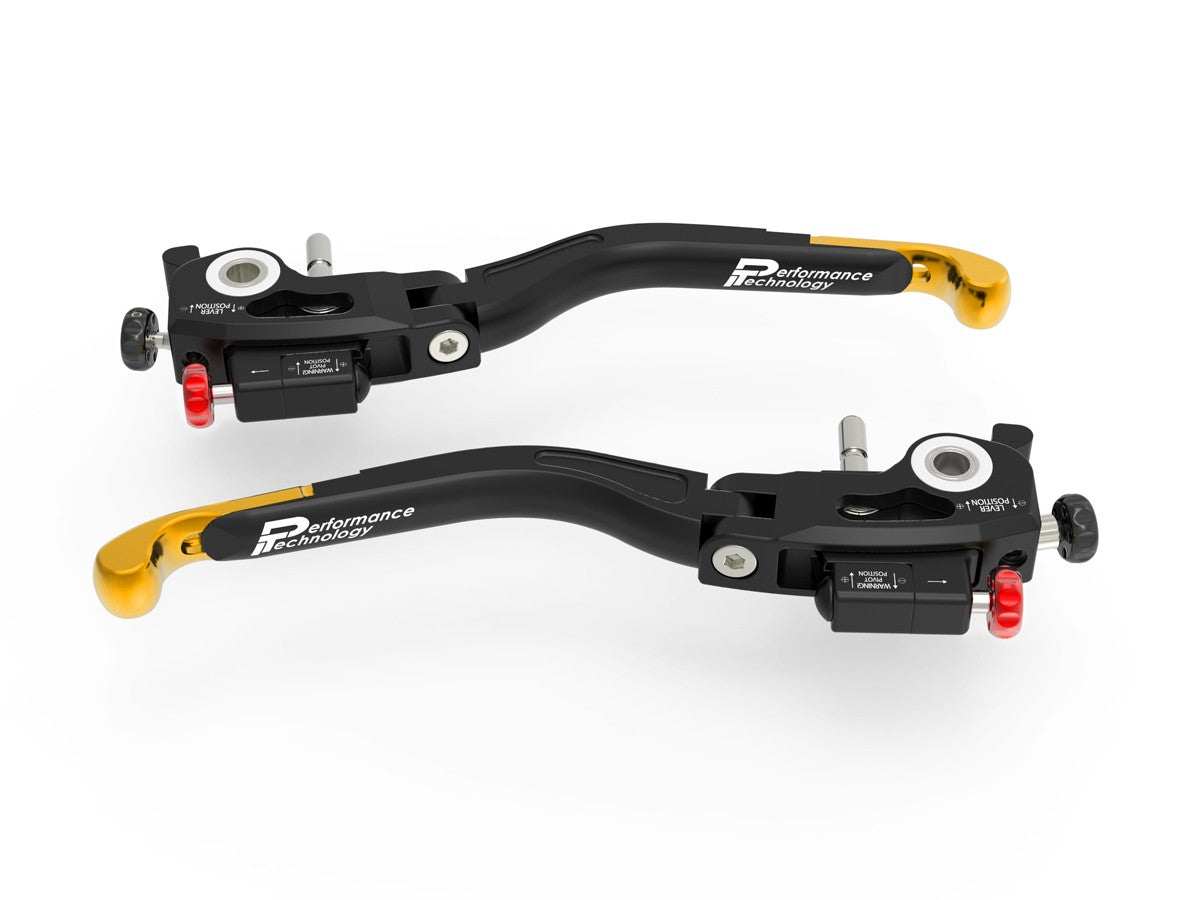 DBK Special Parts (Ducabike) Performance Technology L01 ULTIMATE Folding Lever Set for most Ducati