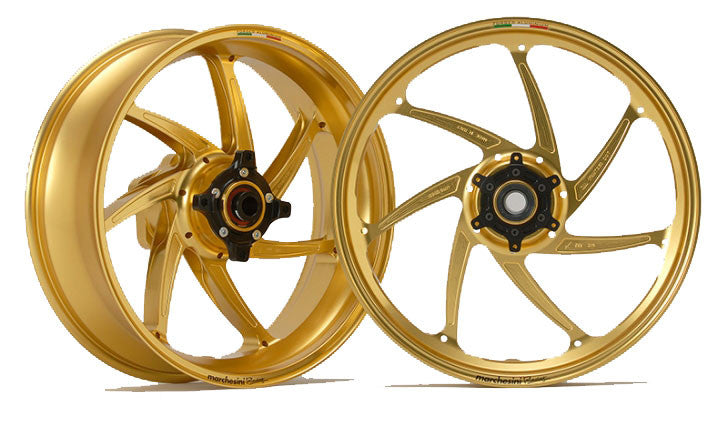 MARCHESINI - M7R - GENESI - FORGED MAGNESIUM WHEELSET: APRILIA Tuono V4 Factory/APRC  RSV4 Factory and RSV4 R