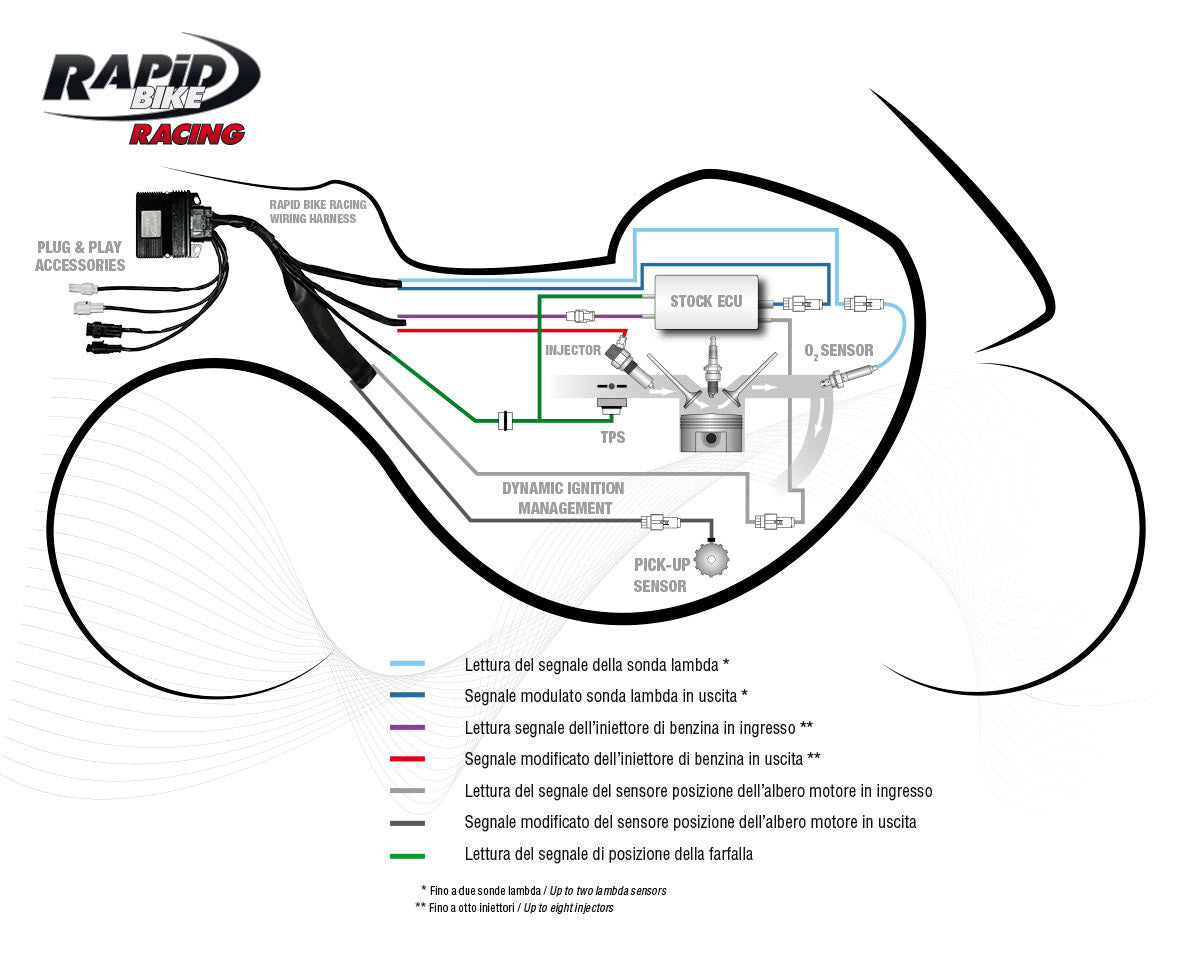 RapidBike RACING2 Self Adaptive Fueling Control Module for the Kawasaki ZX-10R / ZX-10RR (2021+)