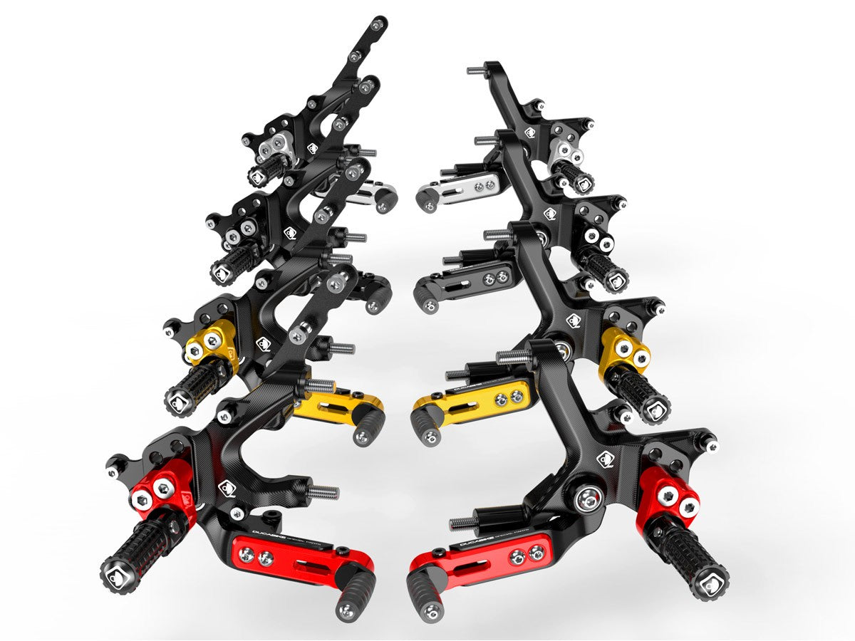 DBK Special Parts (Ducabike) Adjustable Rearsets for the Ducati Streetfighter V2
