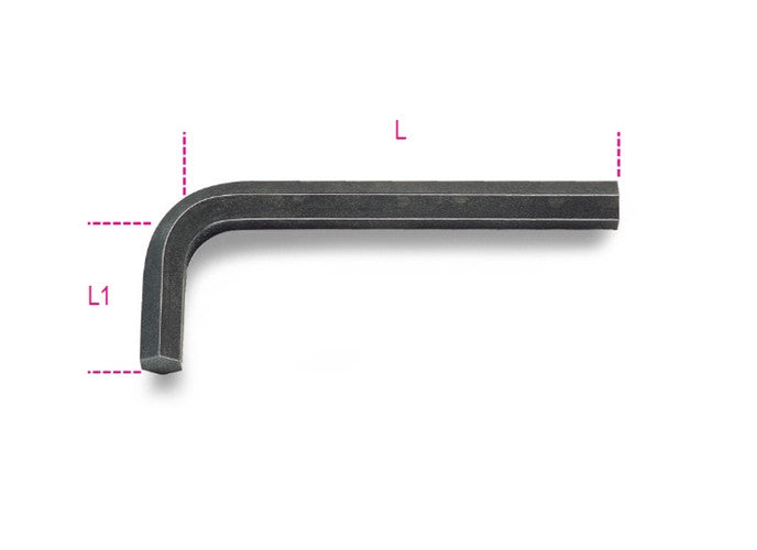 Beta Tools Model 96  N0 19mm-offset Hexagon Key Wrenches Burnished