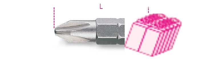 Beta Tools Model 861  Ph/C2-Bits for Cross Head Ph Screws