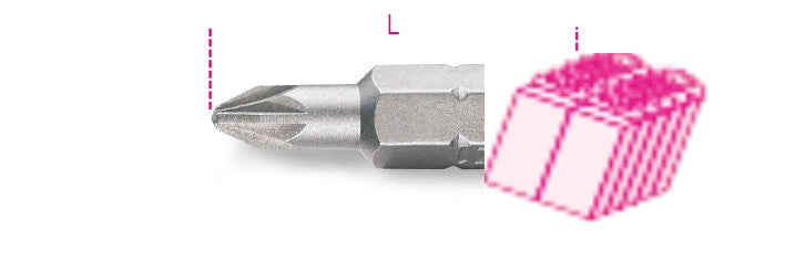 Beta Tools Model 861  Pz/C3-Bits for Cross Head Pz Screws