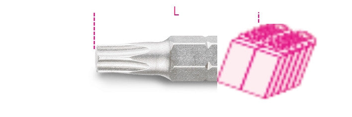 Beta Tools Model 861  Tx/C27-Bits for Torx Head Screws