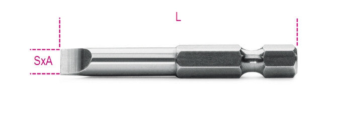 Beta Tools Model 862  Lp1X5.5mm-Bits for Slotted Head Screws