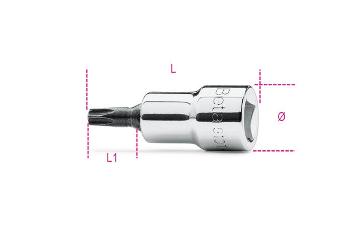 Beta Tools Model 910  Tx30-Socket Drivers Tx Head Screws