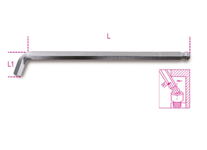 Beta Tools Model 96  Bpa4mm-Ball Head Hexagon Key Wrenches