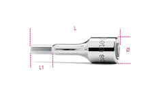 Beta Tools Model 910  Me4mm-Socket Drivers for Hexagon Screws